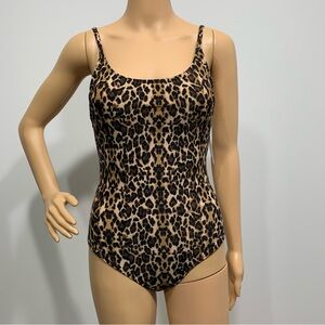 Sale! Pursuit Animal Print Leopard One Piece Swimsuit Size 10